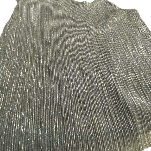 EXPRESS Women Top Cami Tank Silver and Black Tank Shimmer Sparkly Lined Small - Picture 11 of 14